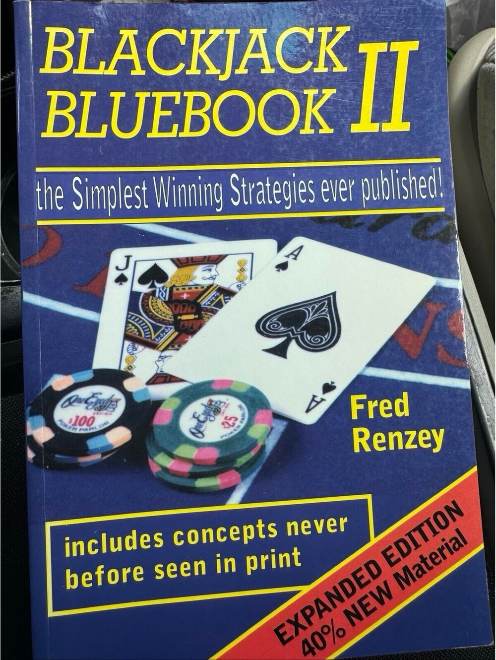 Blackjack Bluebook II by Arnold Snyder New Book